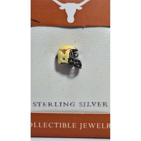 TEXAS LONGHORNS UT STERLING SILVER CHARM LOT FAILTE IRELAND CRAFTED BY SOLVAR - Picture 2 of 8